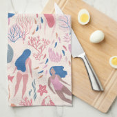 ほとんど人魚 キッチンタオル (四つ折り)