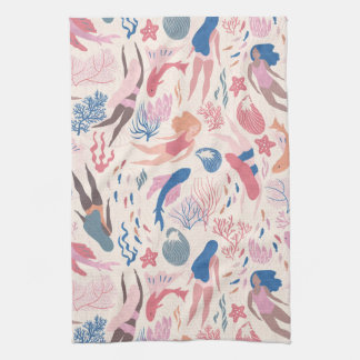 ほとんど人魚 キッチンタオル