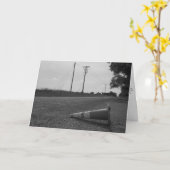 「ほとんど働いていない」回復おめでとうカード カード (黄色い花)