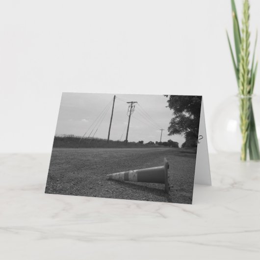 「ほとんど働いていない」回復おめでとうカード カード (正面)