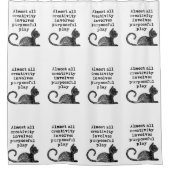 ほとんど全ての創造性は目的を持った私を遊含んでいる シャワーカーテン (正面)