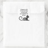 ほとんど全ての創造性は目的を持った私を遊含んでいる スクエアシール (バッグ)