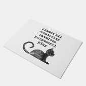 ほとんど全ての創造性は目的を持った私を遊含んでいる ドアマット (アングル)