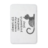 ほとんど全ての創造性は目的を持った私を遊含んでいる バスマット (正面縦)