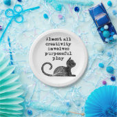 ほとんど全ての創造性は目的を持った私を遊含んでいる ペーパープレート (パーティー)