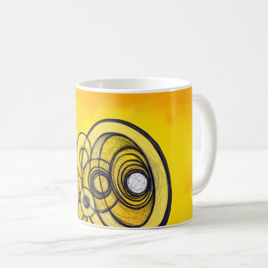 ほとんど出会わない コーヒーマグカップ (正面右)