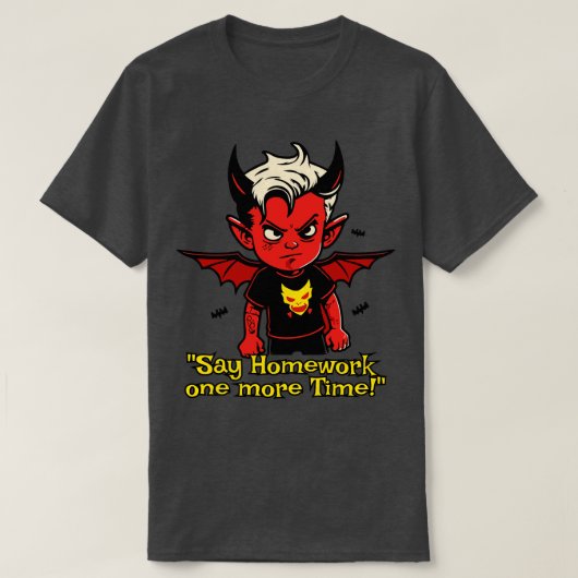 ほとんど宿題がない Tシャツ (デザイン正面)