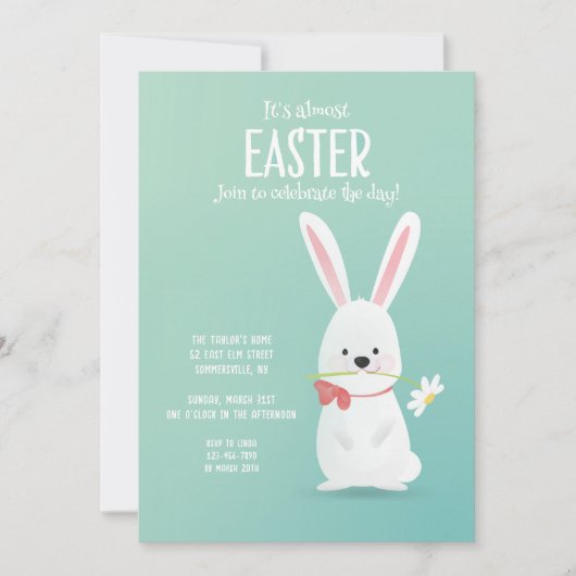 ほとんど復活祭だ 招待状 (正面)