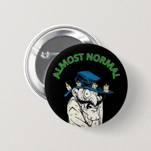 ほとんど正常 缶バッジ (正面&裏面)