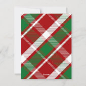 "ほとんど消えたエルフィンの心" 面白いクリスマスカード シーズンカード (裏面)