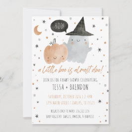 ほとんど終わりそうな小さなブー 招待状