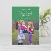 ほとんど落ち着かない、いつだって明るい オーダーメイド カラー フォト カード (スタンド正面)