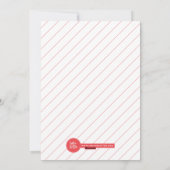 ほとんど落ち着かない、いつだって明るい 5x7 ホリデー フォト カード (裏面)