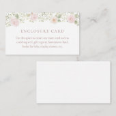 ほのかなバラのブレス ベイビーブレス 封入カード エンクロージャーカード (正面/裏面)
