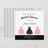 ほのかなピンクとブラックのドレス ネックレスのパターン (正面/裏面)