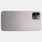 ほのかなピンクのスパークル グリッター Case-Mate iPhoneケース (裏面(横))