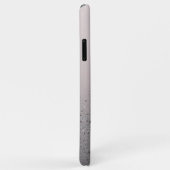 ほのかなピンクのスパークル グリッター Case-Mate iPhoneケース (裏面/右)