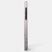ほのかなピンクのスパークル グリッター Case-Mate iPhoneケース (裏面/左)