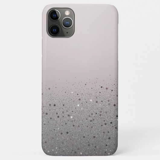 ほのかなピンクのスパークル グリッター Case-Mate iPhoneケース (裏面)