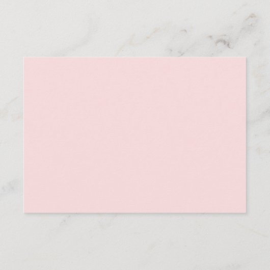 ほのかなピンクのバラとユーカリの封入カード エンクロージャーカード (裏面)