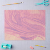 ほのかなピンクの乙女チックな大理石の絵のテクスチャ 薄葉紙 (クラフト)