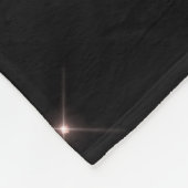 ほのかなピンク ローズゴールド ブラック グリッター モノグラム 名前 フリースブランケット (角)