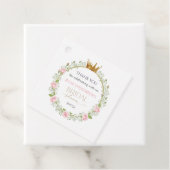 ほのかなロマンス:ピンクのバラとコデマリ フェイバータグ (インサイチュ)