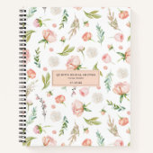 ほのかな夏の花の香り | ブライダルシャワーレシピ ノートブック (正面)