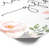 ほのかな花のカードとギフト ポスター (角)