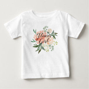 ほのかな花のプリンセス ベビーTシャツ