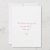 ほのかな花嫁 ブルーム ブライドトゥビー サンキューカード (裏面)