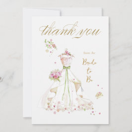 ほのかな花嫁 ブルーム ブライドトゥビー サンキューカード
