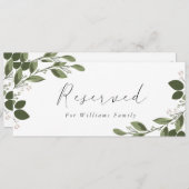 ほのかな若芽 販売予定札 招待状 (正面/裏面)