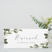 ほのかな若芽 貯蔵サイン 招待状 (スタンド正面)