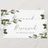 ほのかな若芽 貯蔵サイン 招待状 (正面/裏面)