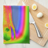 ほほサイケデリックほ キッチンタオル (四つ折り)