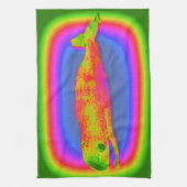 ほほサイケデリックほ キッチンタオル (縦)