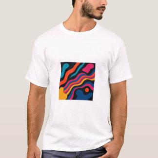ほぼすべての製品のための美しい抽象デザイン。 Tシャツ
