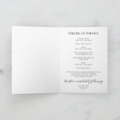 ほぼピンクのアジサイ葬式 プログラム (内部)