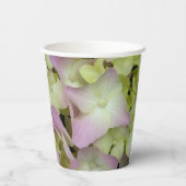 ほぼピンクのハイドランジアの結婚式 紙コップ (裏面)