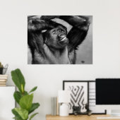 ほぼ人間の ポスター (ホームオフィス)