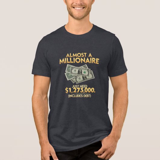 ほぼ億万長者 トライブレンドTシャツ (正面)