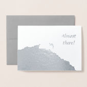 ほぼ勇気付けられるカード 箔カード (封筒付き正面)