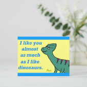 「ほぼ恐竜と同じ」はがき ポストカード (スタンド正面)