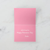 （ほぼ）伝統的なバレンタインカード サンキューカード (内部)