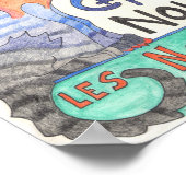 ほぼLeチャットノワール、ジンジャーナッツのポスター ポスター (角)