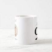 「ほら、誰が90歳?」おしゃれな90歳の誕生日 コーヒーマグカップ (中央)