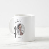 「ほら、40だね」おしゃれな40歳の誕生日 コーヒーマグカップ (正面左)