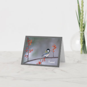 ほろ苦いメッセージカードの《鳥》アメリカゴガラ カード