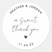 ほんとうにありがとうミニマル結婚主義者の好意 ラウンドシール (正面)